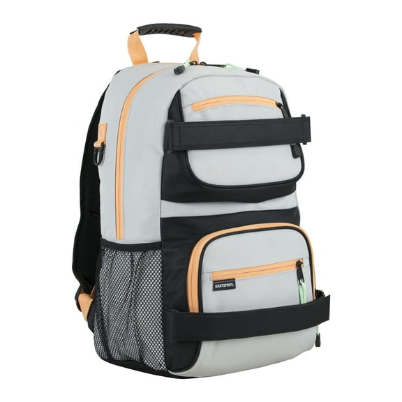 Eastsport Unisex Dual Strap Skater Backpack, Khaki
