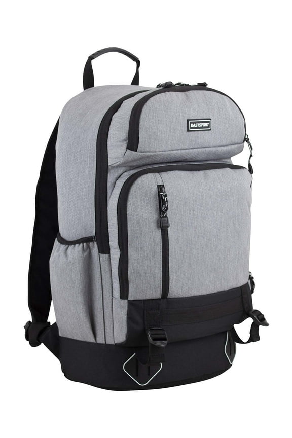 Unisex Elevated Backpack, Grey Honeycomb