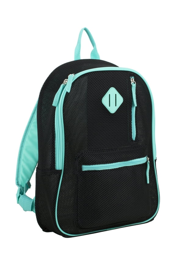 Unisex Elevated Lifestyle Mesh Backpack, Black