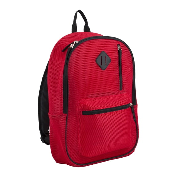 Eastsport Unisex Elevated Lifestyle Mesh Backpack, Poppy Red