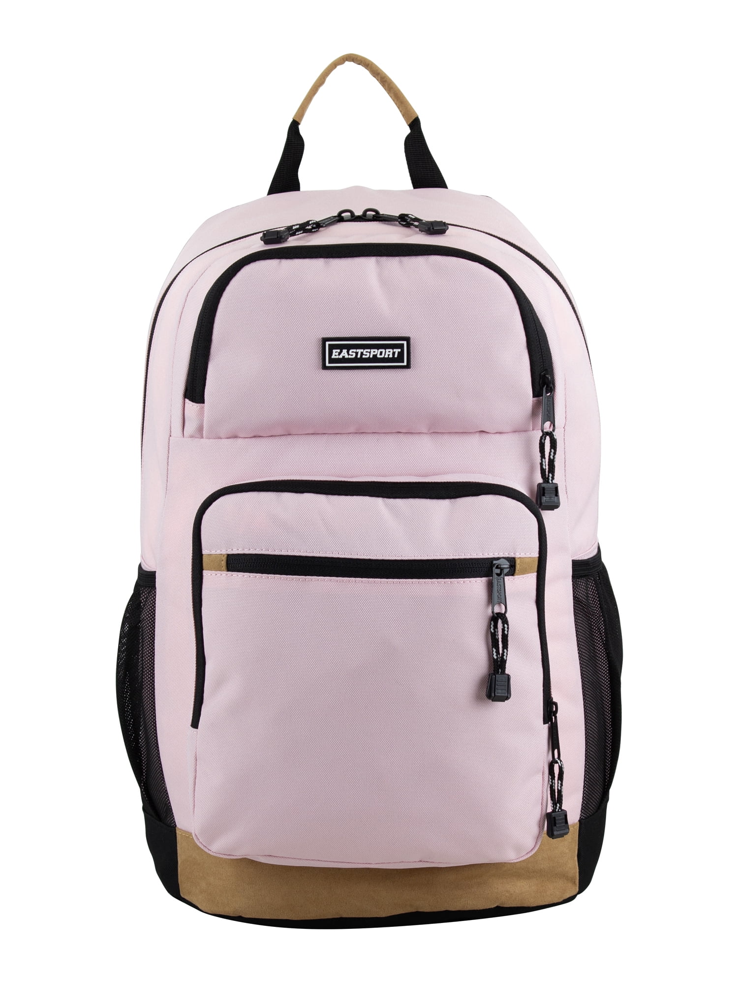 Eastsport Unisex Essential Backpack, Sand Rose/Suede
