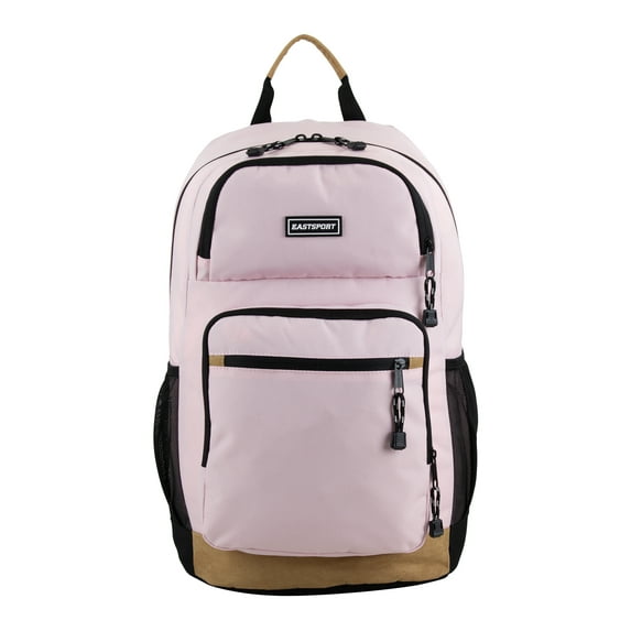 Eastsport Unisex Essential Backpack, Sand Rose/Suede