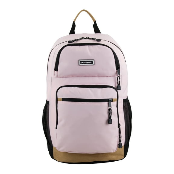 Eastsport Unisex Essential Backpack, Sand Rose/Suede