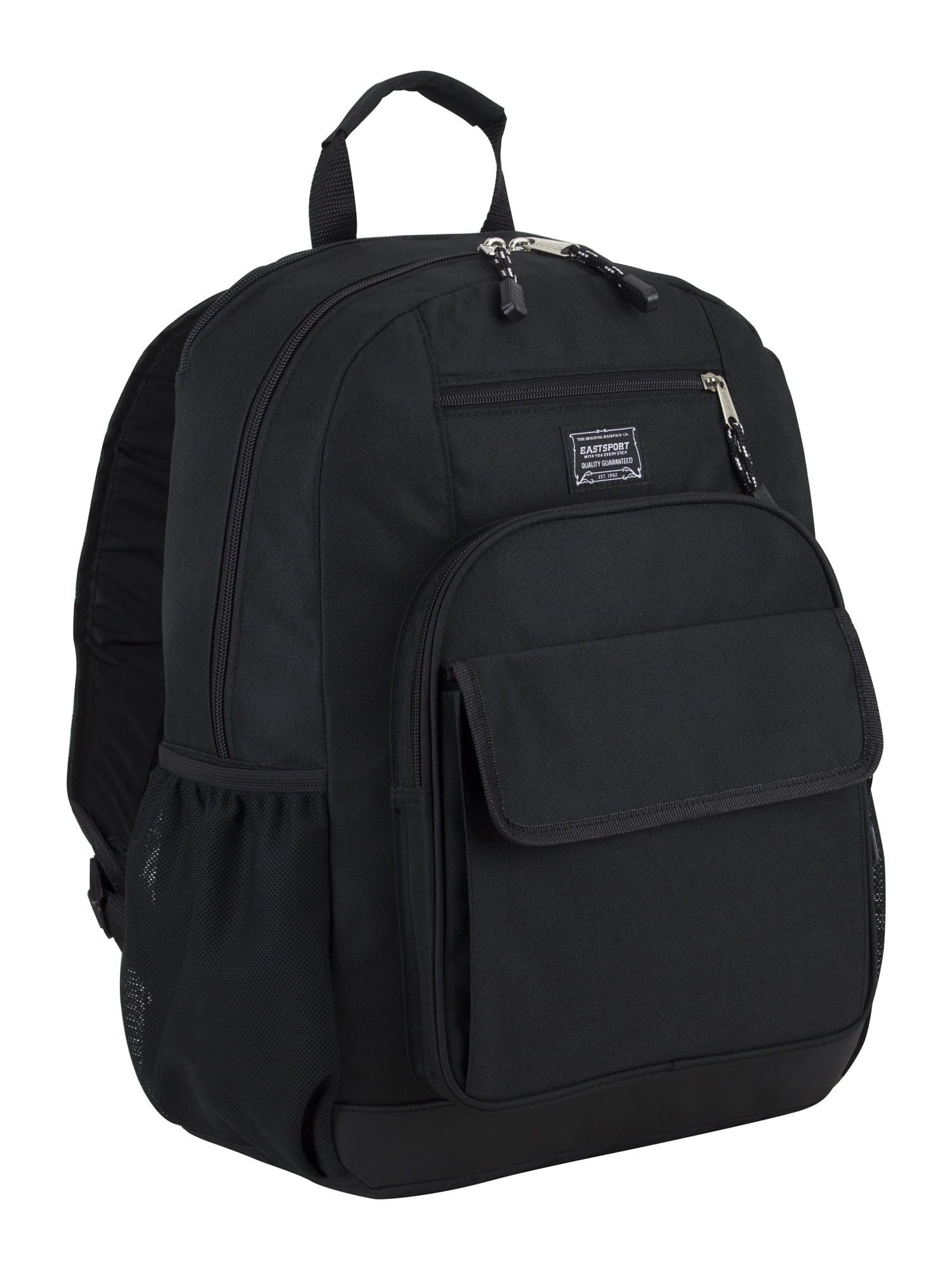Eastsport Unisex Everyday Tech Backpack, Black