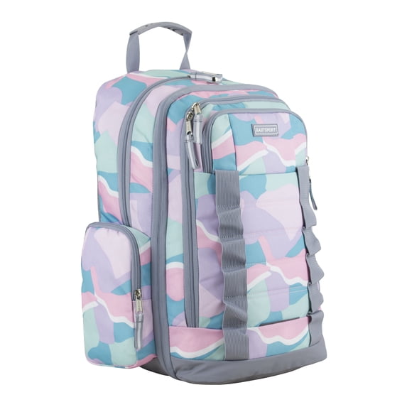 Eastsport Unisex Expandable Team Recycled Backpack, Abstract Joy