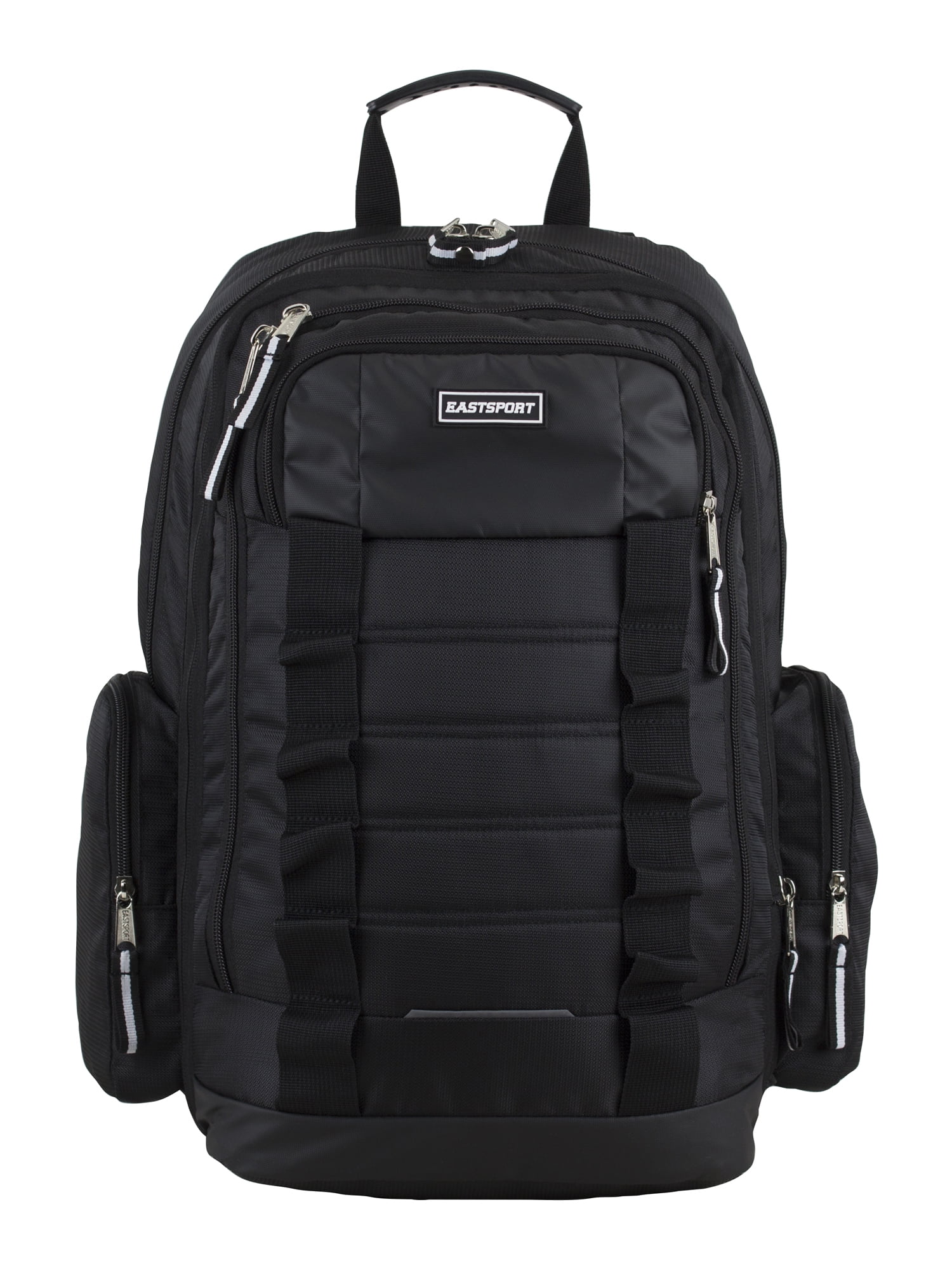 Eastsport Unisex Expandable Team Recycled Backpack, Black Eastsport Unisex Expandable Team Recycled Backpack, Black