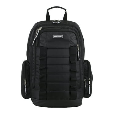 Eastsport Unisex Expandable Team Recycled Backpack, Black