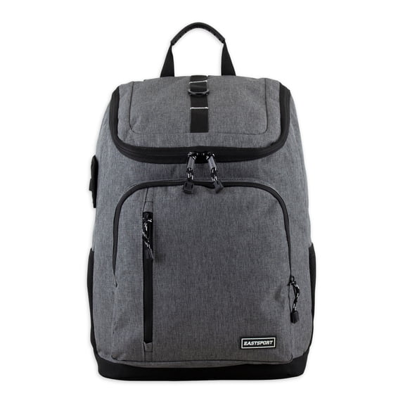 Eastsport Unisex Legend Laptop Backpack, Dark Gray