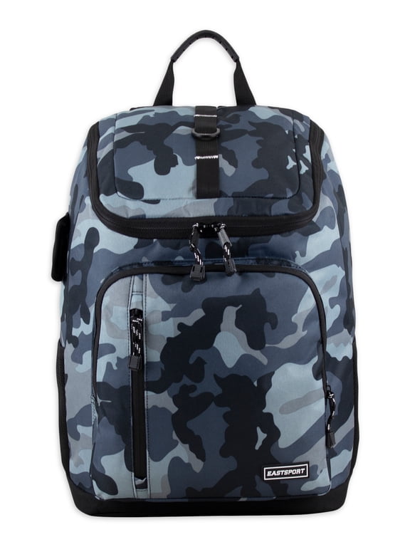 Unisex Legend Laptop Backpack, Midnight Camouflage