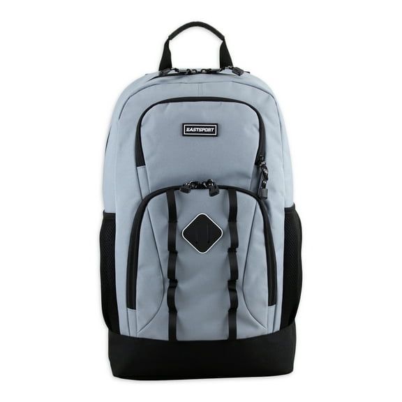 Eastsport Unisex Level Up Dome Laptop Backpack Cool Gray