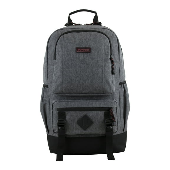 Eastsport Unisex Lexington Laptop Backpack Dark Gray, Heather