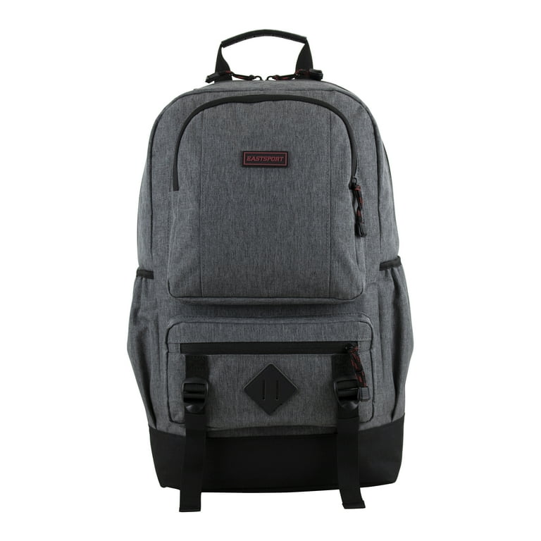Eastsport Unisex Lexington Laptop Backpack Dark Gray Heather