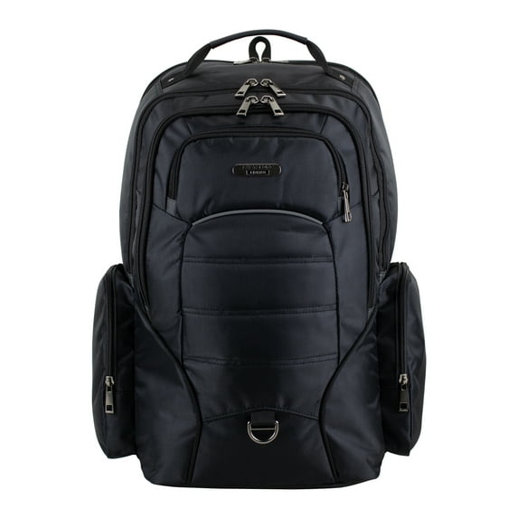 Eastsport Unisex 19" Limited Magnus Tech Backpack, Black/Charcoal