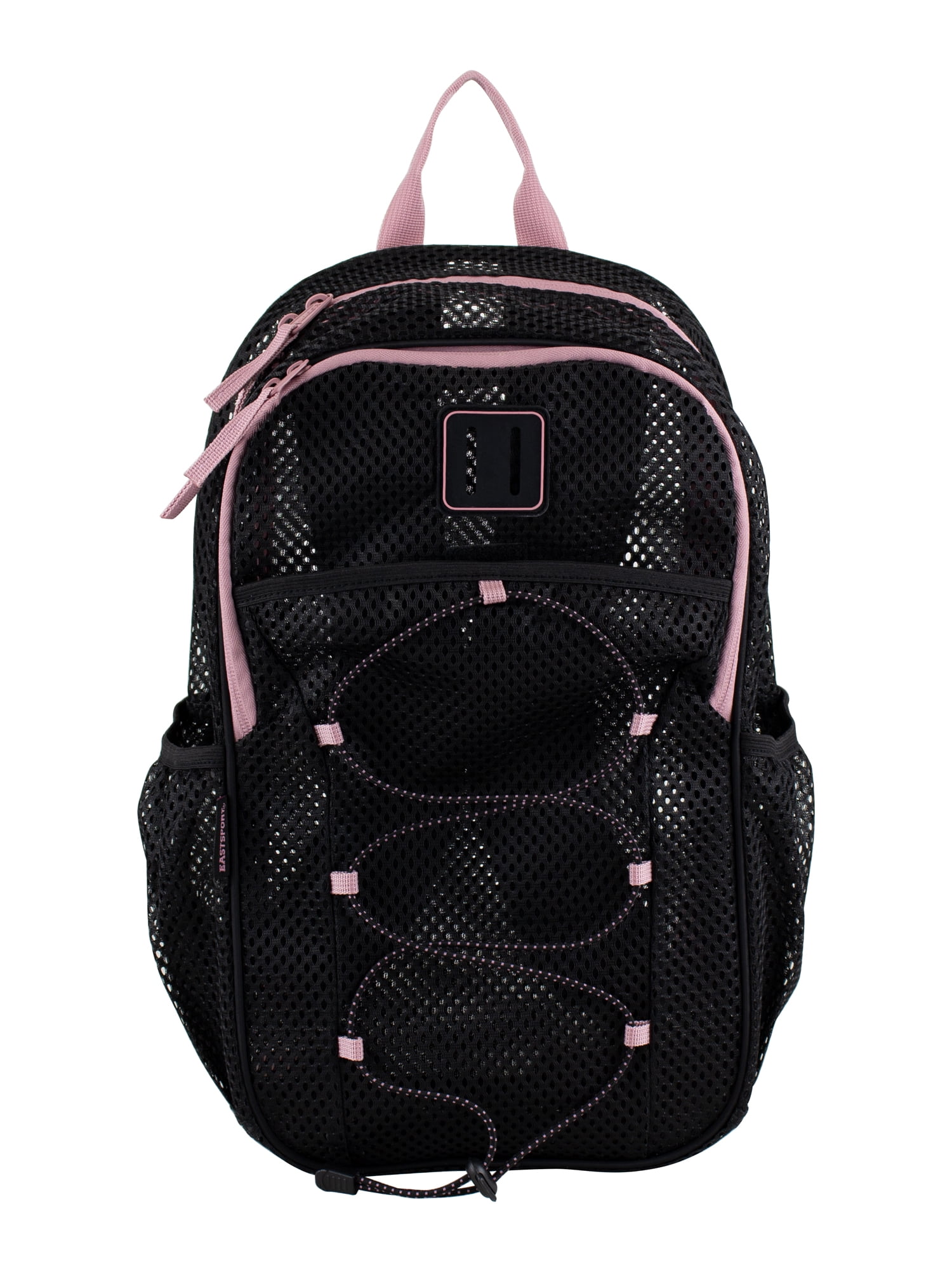 Eastsport Unisex Magna Pro Mesh 17" Backpack, Black/Lilac