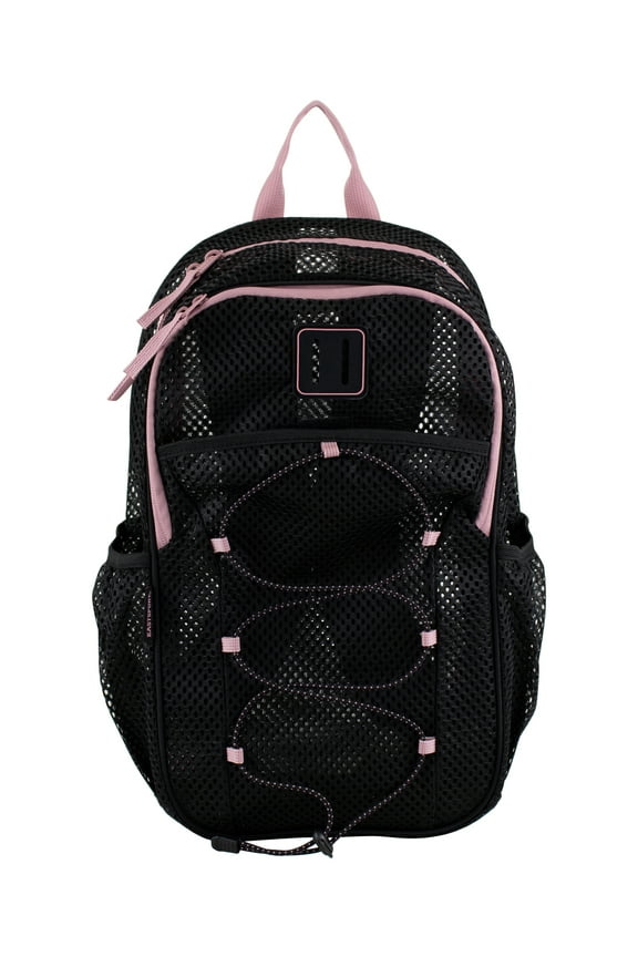 Unisex Magna Pro Mesh 17" Backpack, Black/Lilac
