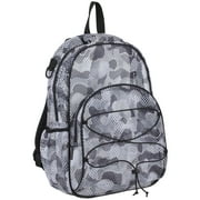 Eastsport Unisex Mesh Bungee Backpack with Padded Shoulder Straps, Graphite Camouflage
