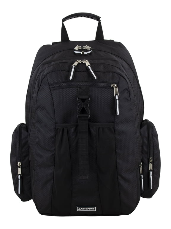 Unisex 19" Premier Expandable Recycled Backpack, Black