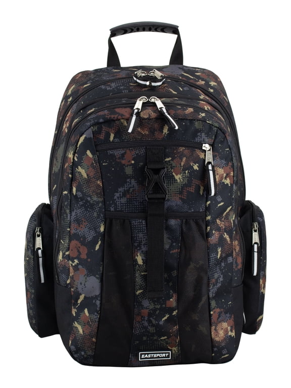 Unisex 19" Premier Expandable Recycled Backpack, Camo Edge