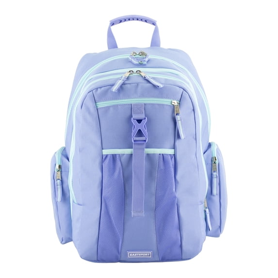 Eastsport Unisex 19" Premier Expandable Recycled Backpack, Peri Blue