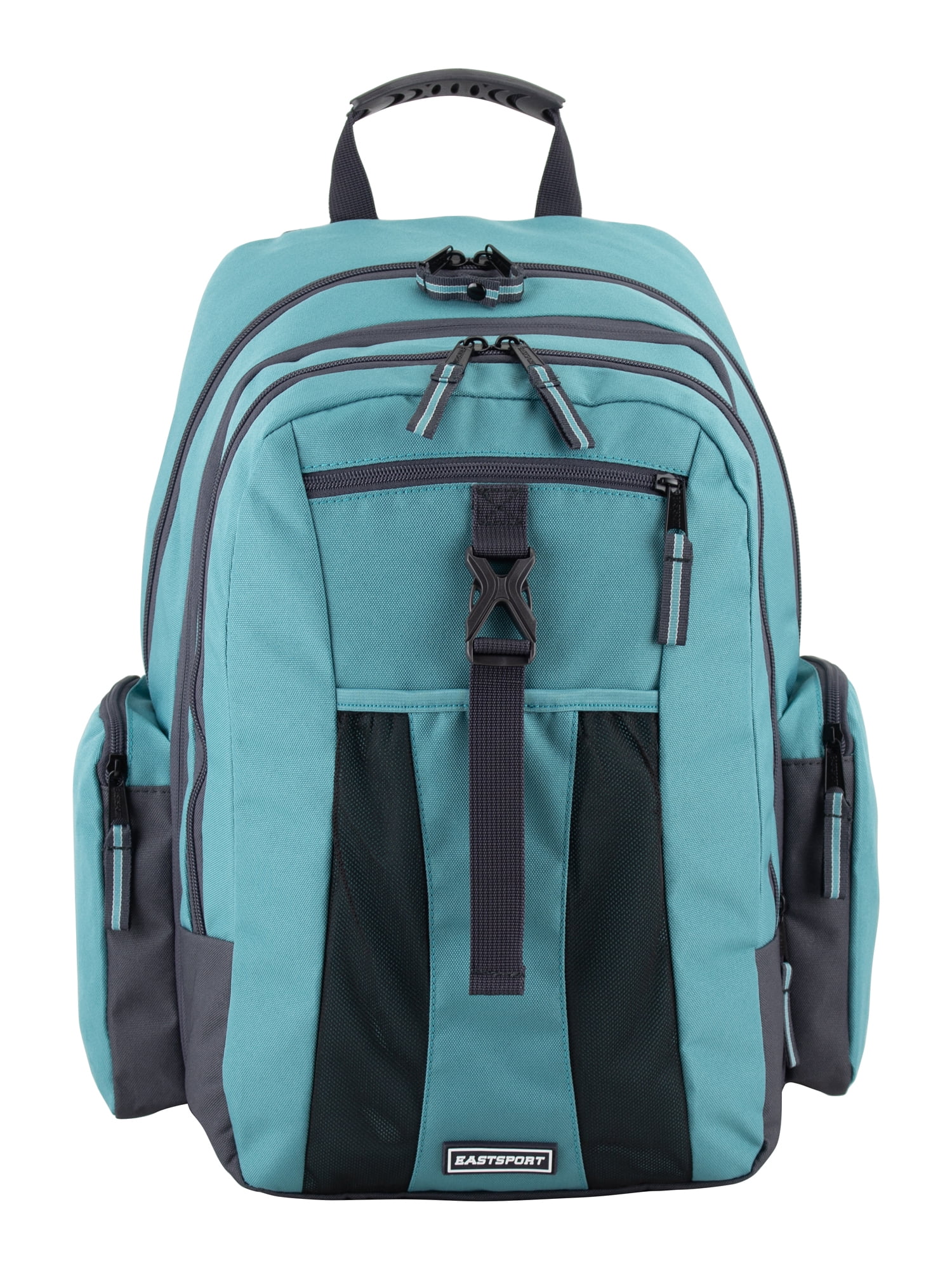 Eastsport Unisex 19" Premier Expandable Recycled Backpack, Soft Teal