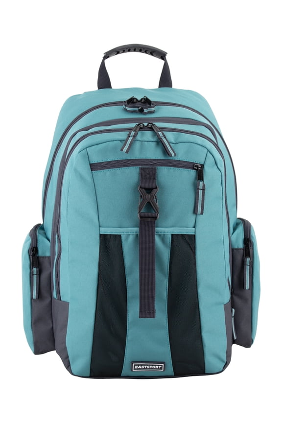 Unisex Premier Expandable Recycled Backpack, Soft Teal