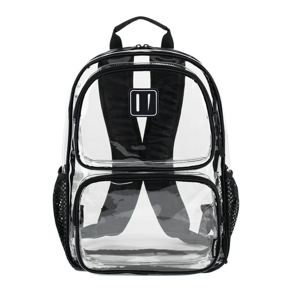 Eastsport Unisex Primo Clear 16" Backpack, Black