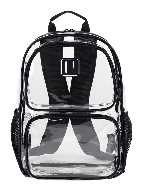 Unisex Primo Clear 16" Backpack, Black