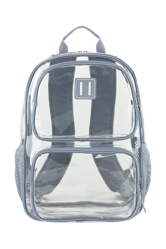 Unisex Primo Clear 16" Backpack, Cool Grey