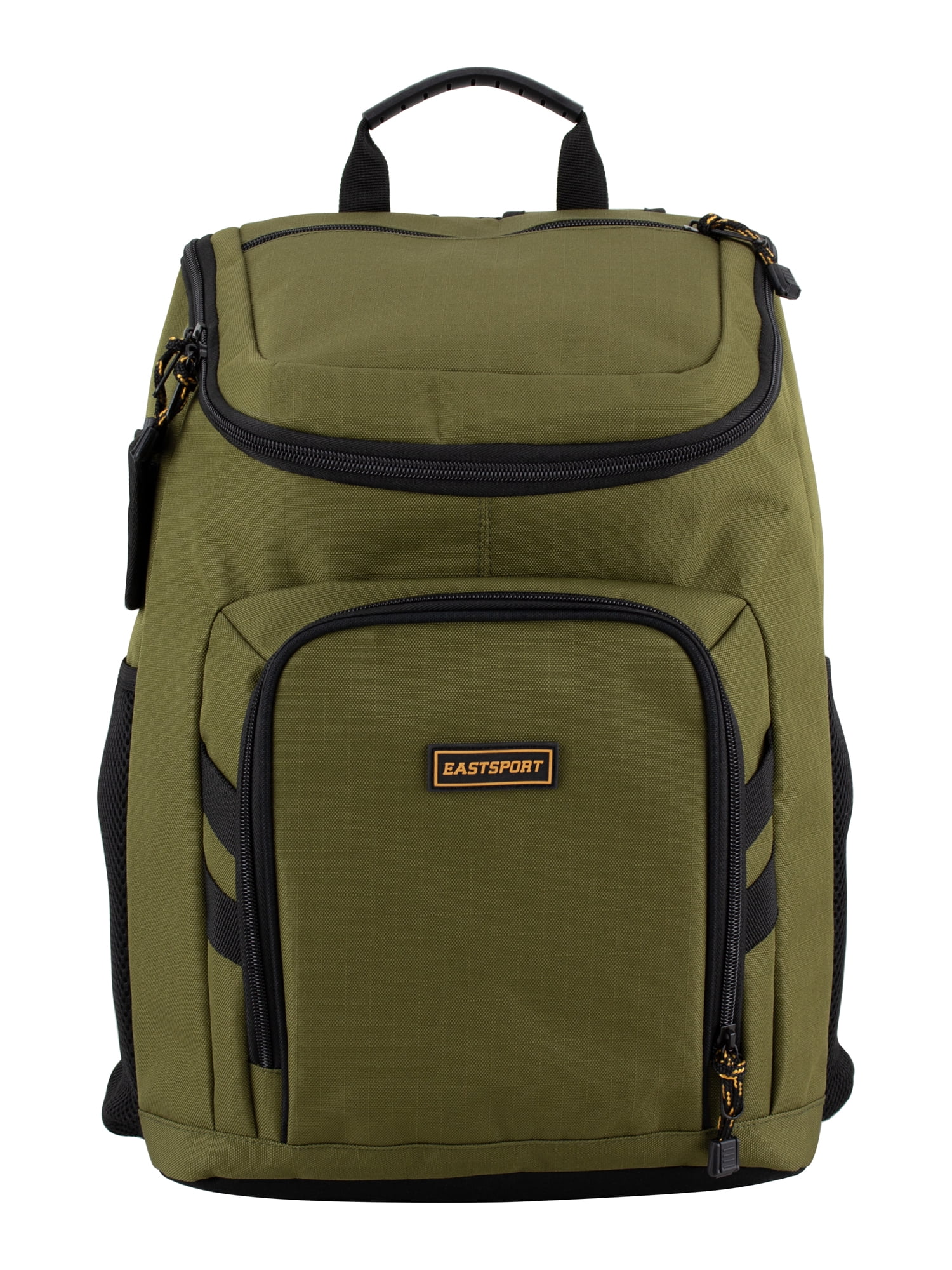 Eastsport Unisex Prince Top Loader 17" Backpack, Dark Olive Ripstop