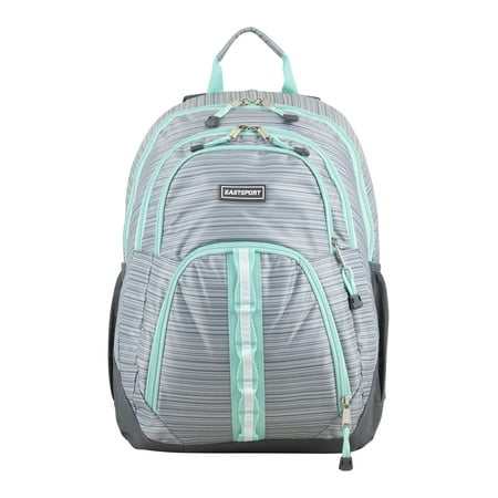 Eastsport Unisex Rally Sport 2.0 Backpack, Gray Stripe