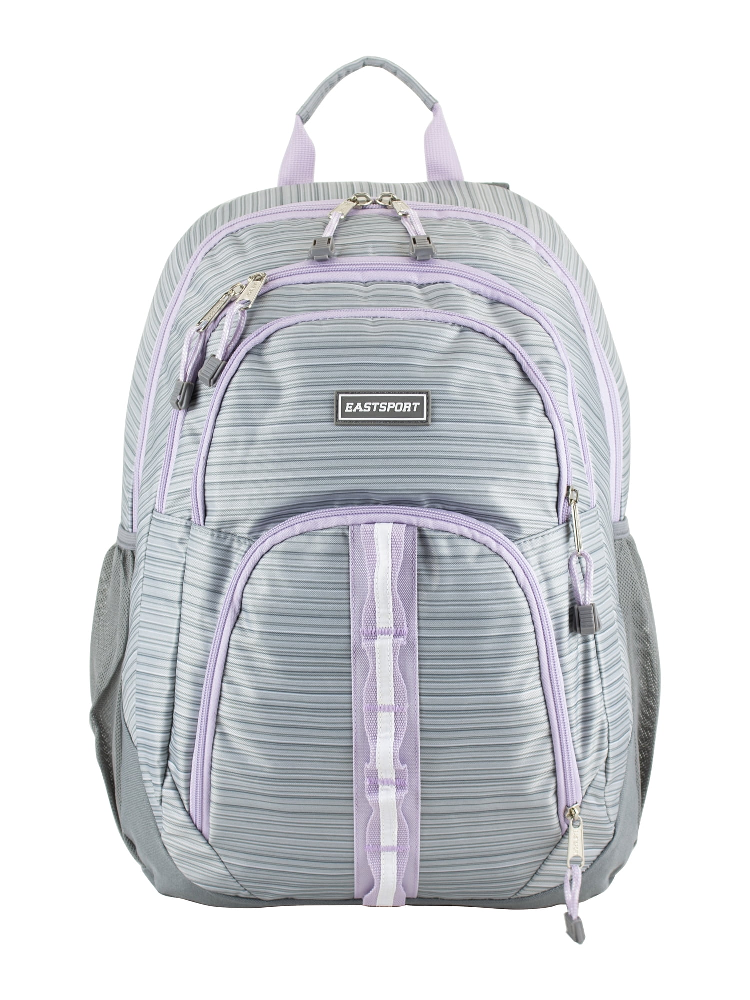 Eastsport Unisex Rally Sport 2.0 Backpack, Grey Pinstripe