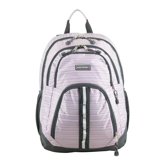 Eastsport Unisex Rally Sport 2.0 Backpack, Pink Stripe