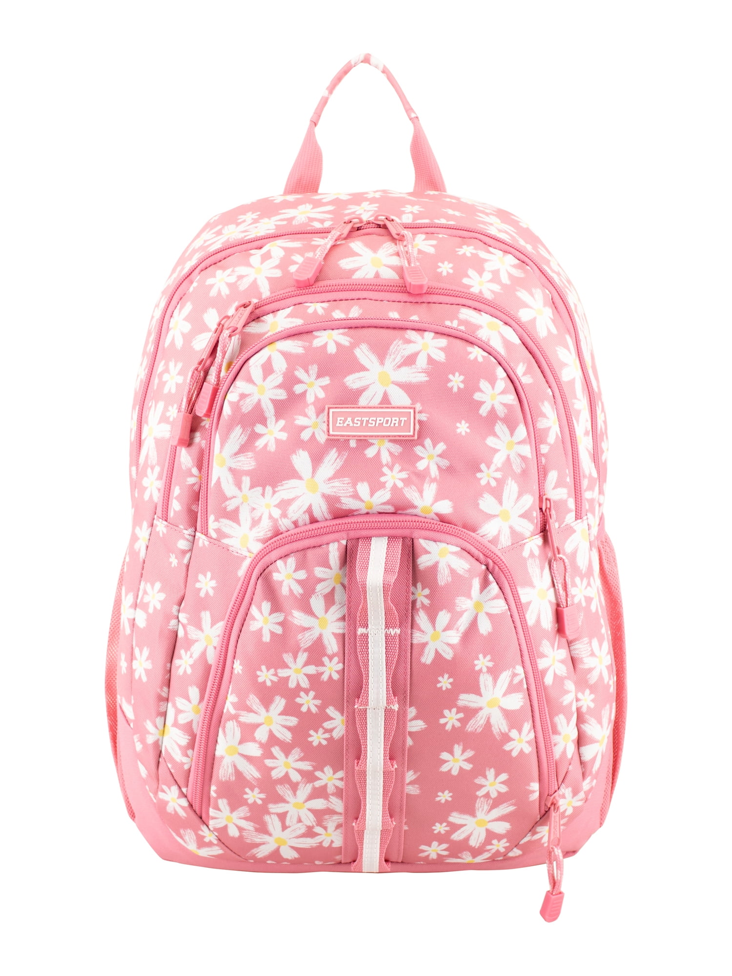 Eastsport Unisex Rally Sport 2.0 Backpack, Pink Traditional Daisy
