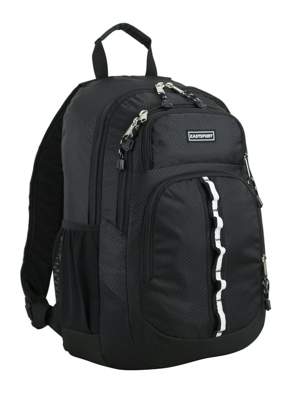 Eastsport Unisex Rally Sport Backpack, Black Honeycomb