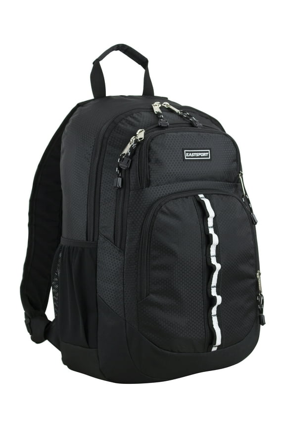 Unisex Rally Sport Backpack, Black Honeycomb