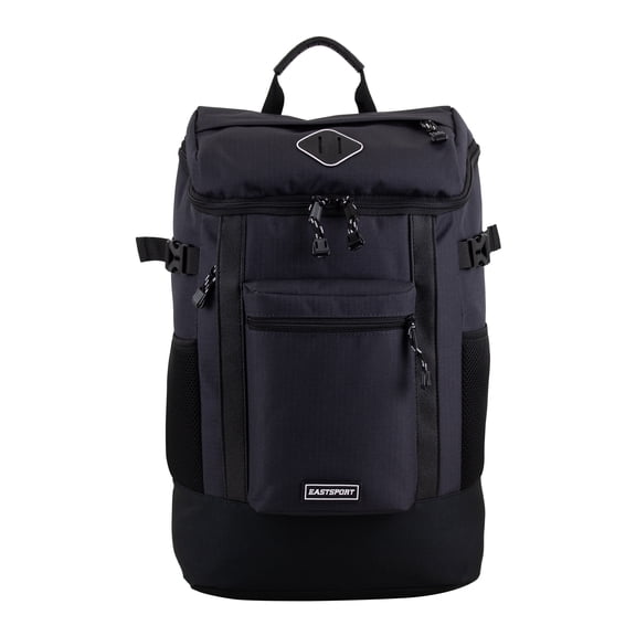 Eastsport Unisex Rival 18.5" Laptop Backpack, Black/Nine Iron