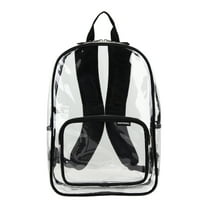 Eastsport Unisex Spark Clear Backpack, Black
