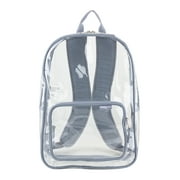 Eastsport Unisex Spark Clear 16" Backpack, Cool Grey