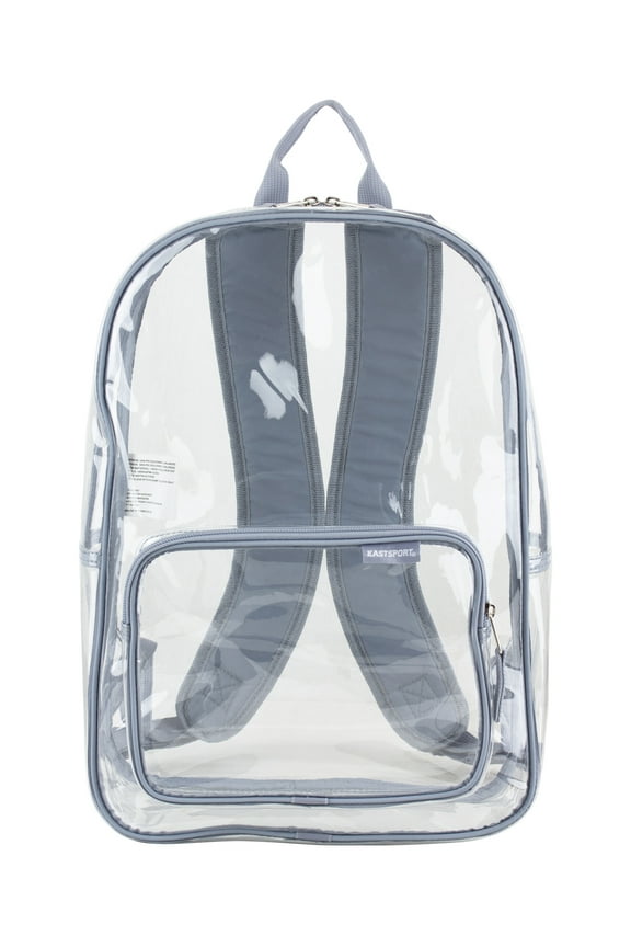 Unisex Spark Clear 16" Backpack, Cool Grey