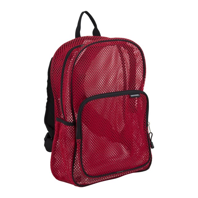 Eastsport Unisex Spirit Mesh Backpack Crimson Red