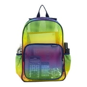 Eastsport Unisex Spirit Mesh Backpack, Ombre Rainbow