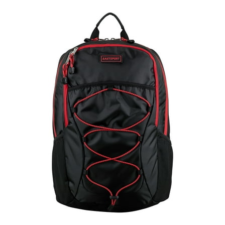 Eastsport Unisex Trailblazer Backpack, Black/Red