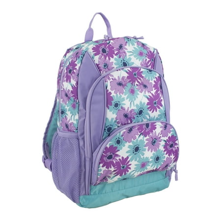 Eastsport Unisex Triple Pocket Backpack, Spring Floral