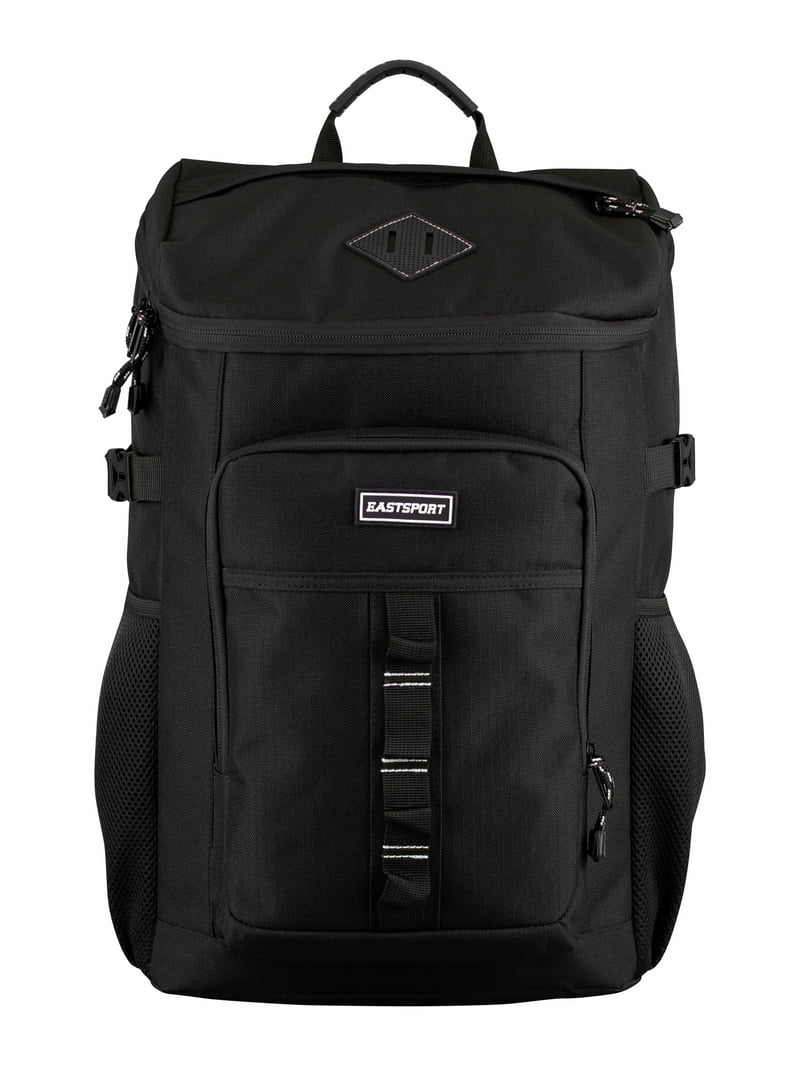 Eastsport Unisex Victory Top Loader Backpack, Black
