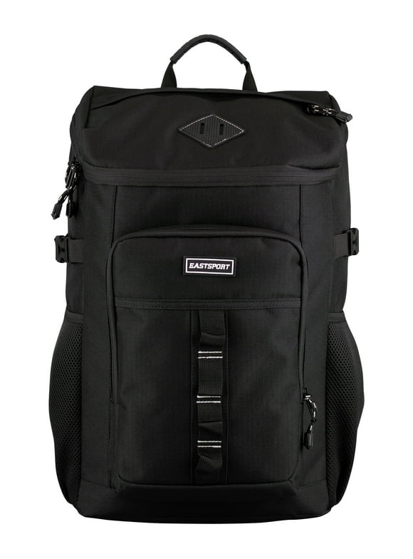 Eastsport Unisex Victory Top Loader Backpack, Black
