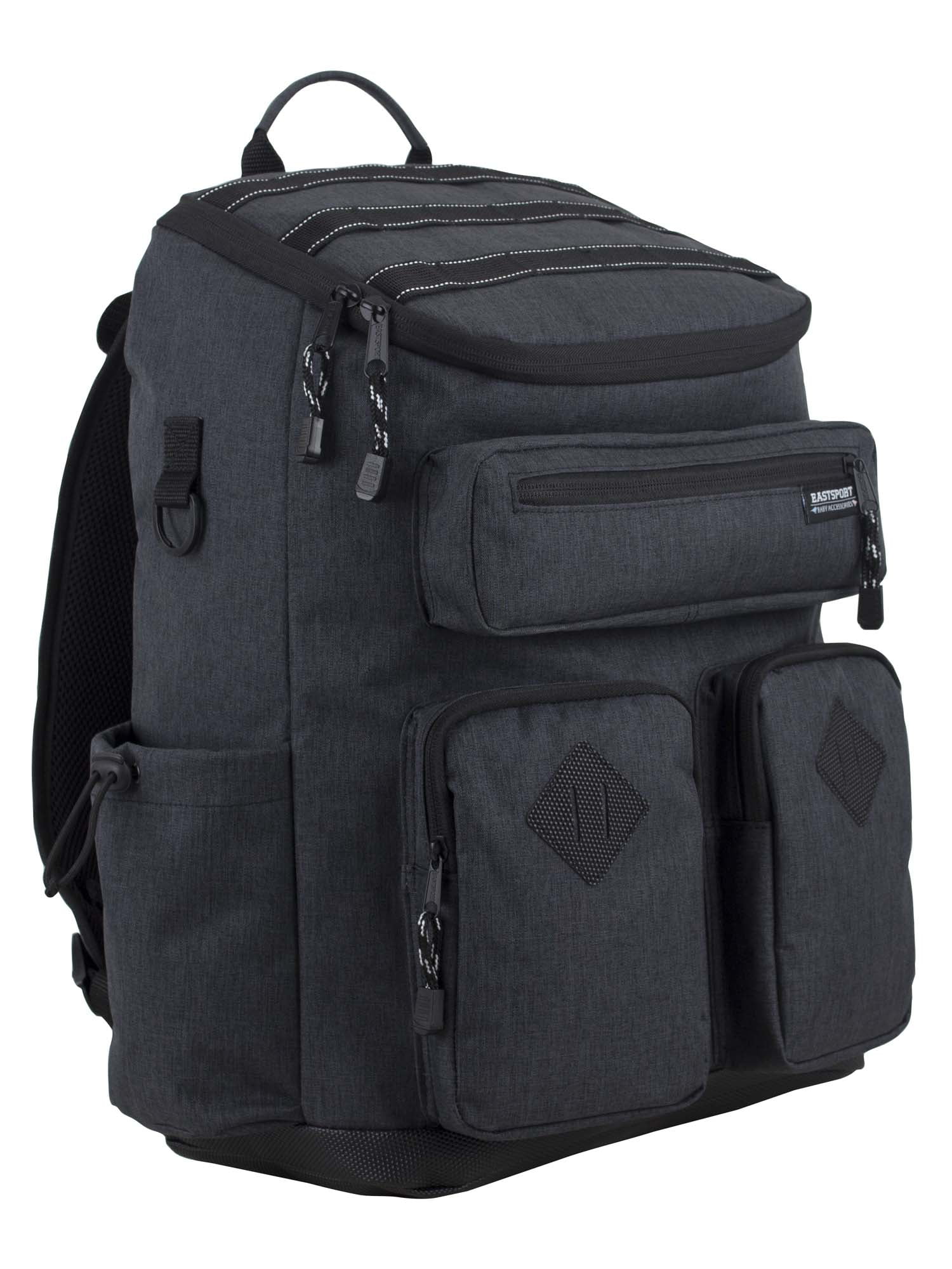 Eastsport Utility Diaper Backpack Bag with Changing Pad, Dark Grey