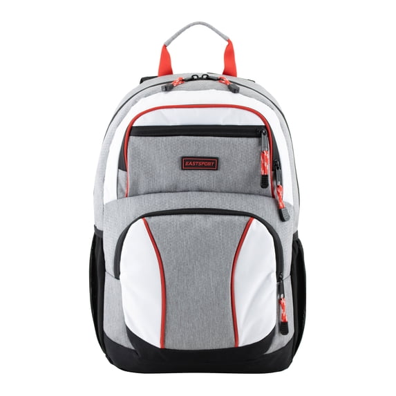 Eastsport Unisex 18.5" Vision Sport Backpack, Light Grey