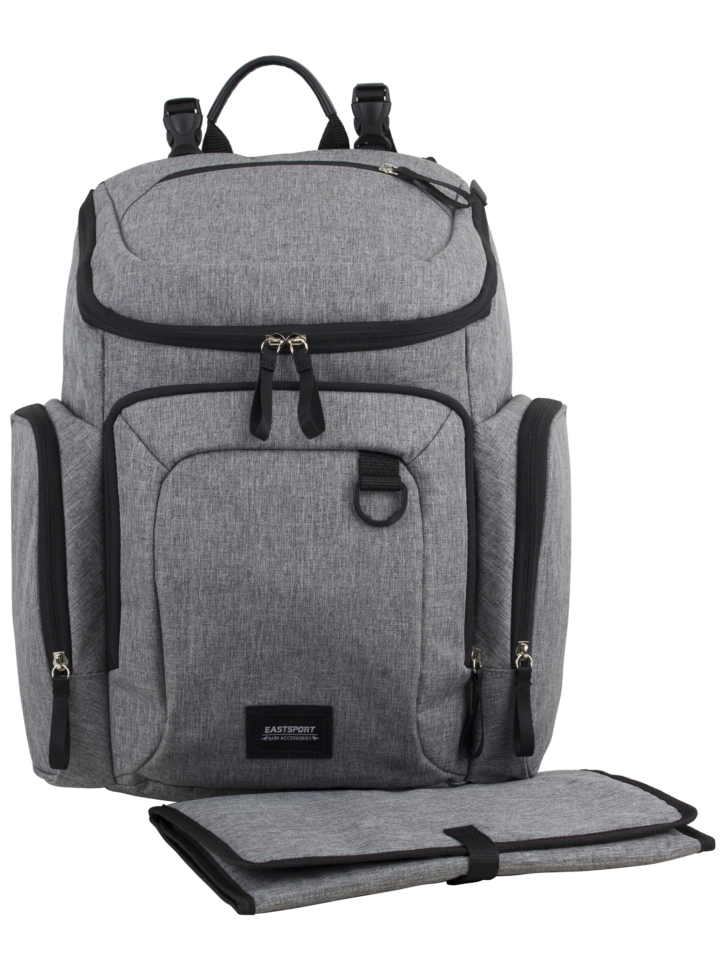 Eastsport Wooster St. Large Backpack Diaper Bag with Changing Pad