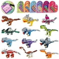 thumbnail image 1 of Eastvita 12 Packs Valentines Dinosaur Building Blocks Toys with Party Favors Heart Boxes,Valentines Day Gifts for Kids,Valentine Classroom Exchange Party Favors,Game Prizes and Carnivals Gift, 1 of 7