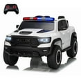 thumbnail image 1 of Eastvita 12V Licensed RAM Electric Pickup Truck for Kids, Dual Motor, Remote, LED, Music, Storage, 1 of 7